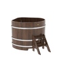 Купель BentWood угловая из дуба (1,19 х1,19 м.), h=1 м. Мореная Премиум Вы можете найти у нас на сайте фото - 1 BentWood угловая из дуба (1,19 х1,19 м.), h=1 м. Мореная Премиум купель фото фото - 1
